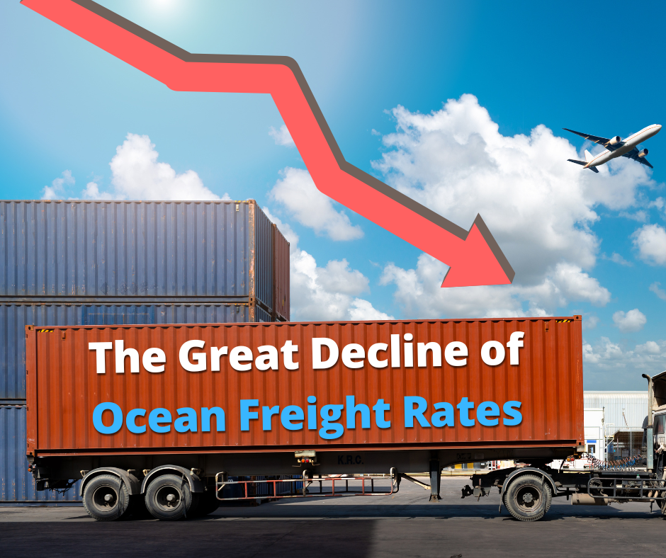 The Great Decline Of Ocean Freight Rates Signaling A Big Drop In 